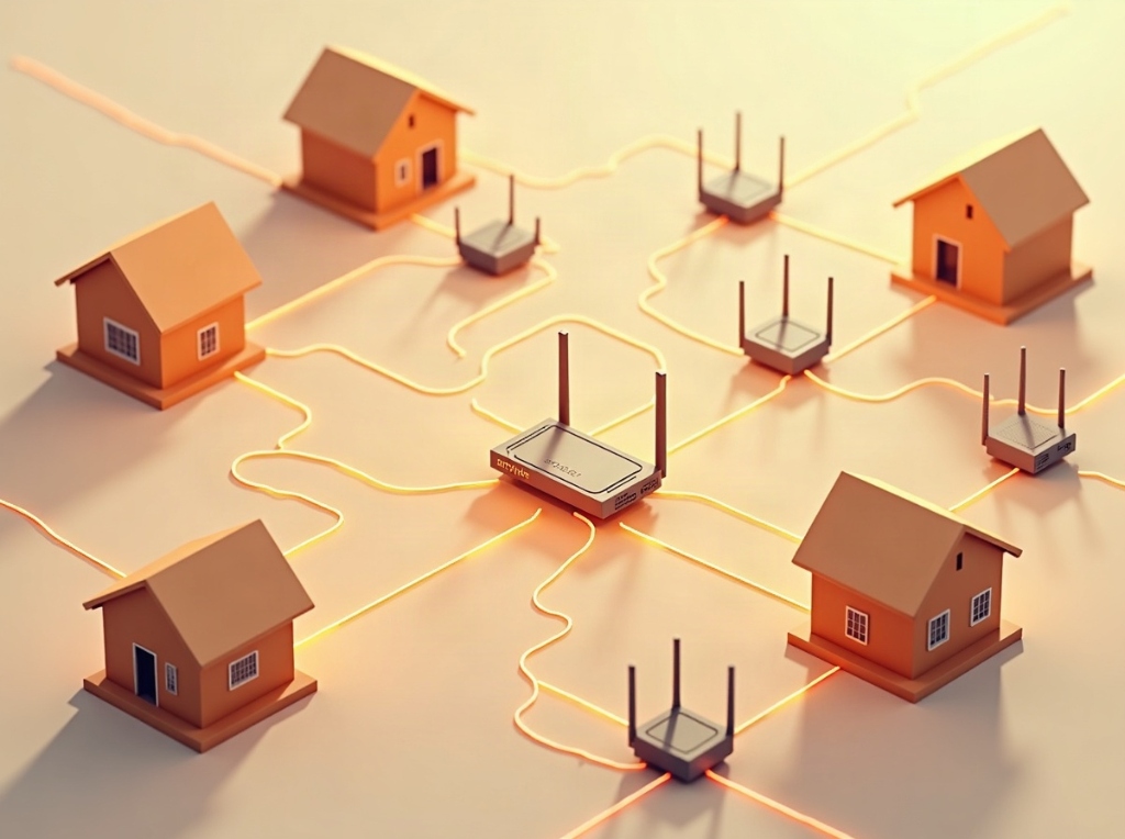 Illustrative network diagram used in the NepalConnect demo